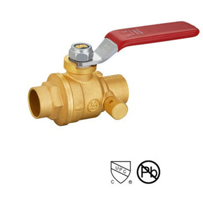 600WOG 150WSP Full Port 1/ 2 válvula de esferas de solda com cromagem ou liga de zinco 1/2 ′′