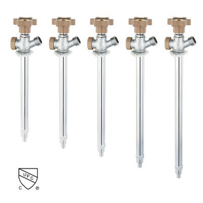 Quarter Turn PEX End Frost Proof Sillcock Valves Multiturn Não ascendente