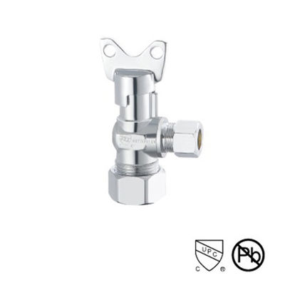 200 Psi 1/2 Inch OEM/ODM 15mm Cromo revestido válvula de ângulo / Água quente válvula de ângulo