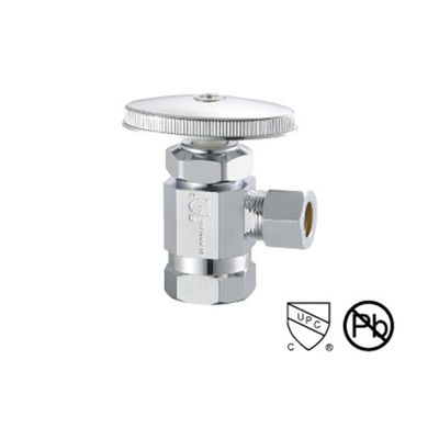 Chromado Brass Ángulo válvula 1/ 2 polegadas 150 PSI 100g 200°F Temperatura