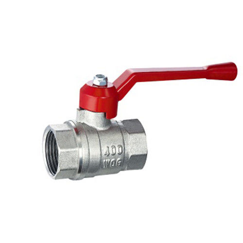 NPT BSP Thread Brass Copper Ball Valve Water Brass Valve Feminino Materiais Industriais SS Conector Metálico
