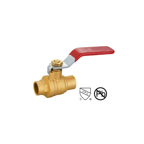 válvula de esferas de solda válvula de esferas de latão com corpo forjado de duas peças Full Port 1/4 rdquo -2 rdquo 600WOG 150WSP