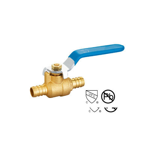 de alta qualidade Plain ou Bronze Coating Pex X 3/8 "-1" Pex válvula de esfera com esgoto 600WOG latão