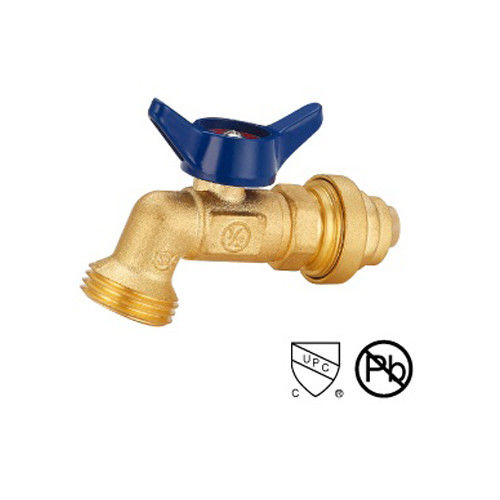 Válvula de Esferas de Brass Válvula de Paragem de Conexão Rápida Com Manopla de Alumínio 1/2 &quot; 3/4&quot; Válvula de Paragem