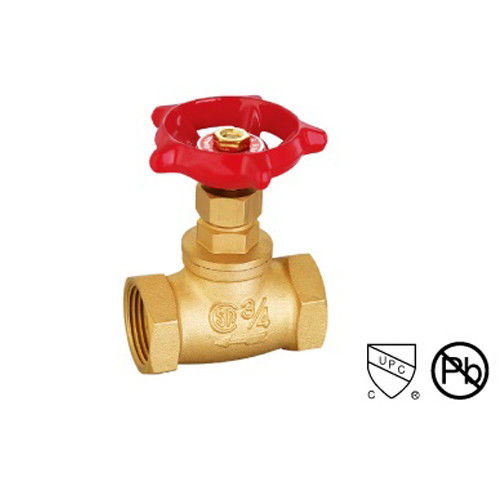 Válvula de drenagem de tipo de linha de fio feminino e masculino Válvula de travagem de latão Sento e disco renováveis
