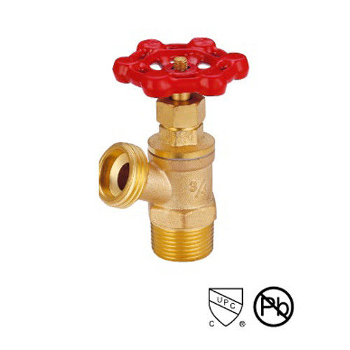 Macho NPT roscado Direito 1 / 2 polegada de dreno de caldeira Full Port Até 180 ° F