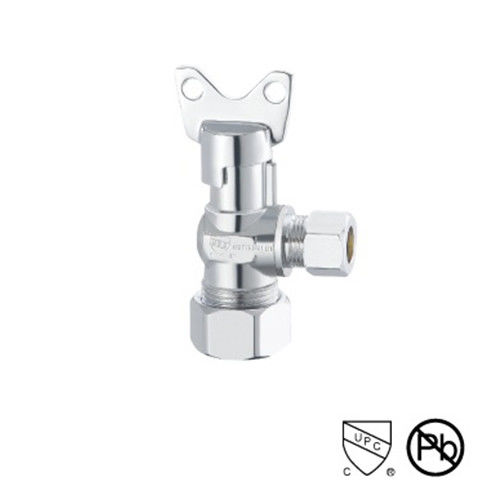 200 Psi 1/2 Inch OEM/ODM 15mm Cromo revestido válvula de ângulo / Água quente válvula de ângulo